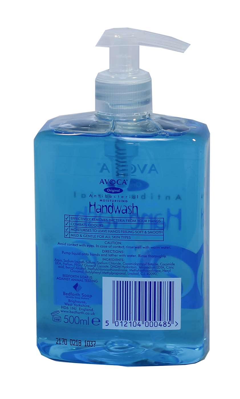 (6x500ml) AVOCA Antibacterial Handwash - Original - Image 2