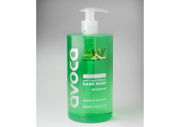 (6x500ml) Avoca Liquid Hand Soap – Aloe Vera
