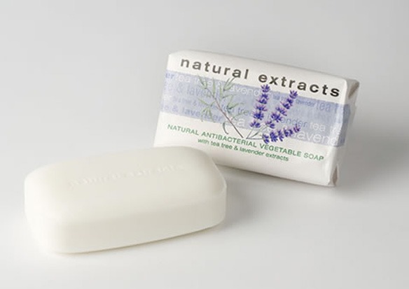 Natural Extracts Tea Tree and Lavender Soap 24 packs of (3x125g) - Image 4